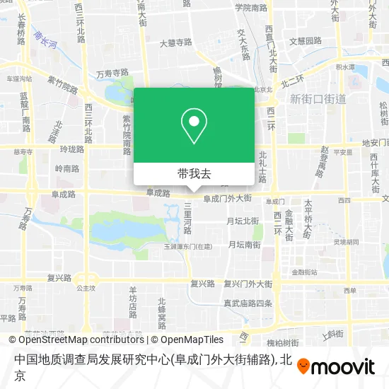 中国地质调查局发展研究中心(阜成门外大街辅路)地图