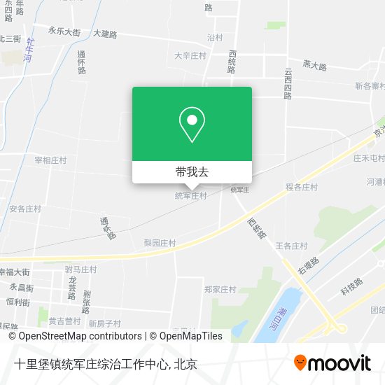 十里堡镇统军庄综治工作中心地图