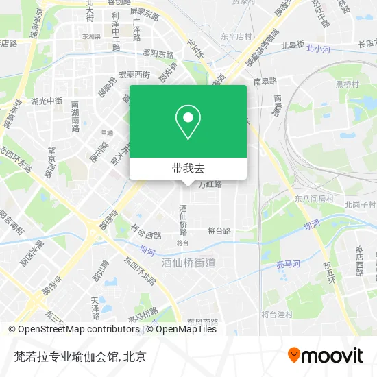 梵若拉专业瑜伽会馆地图