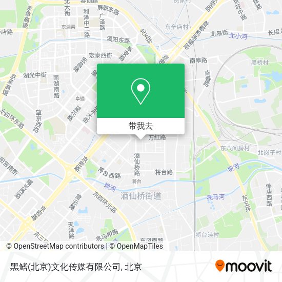 黑鳍(北京)文化传媒有限公司地图