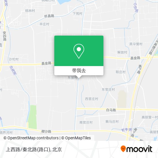 上西路/秦北路(路口)地图