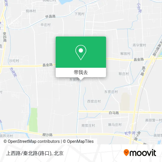 上西路/秦北路(路口)地图