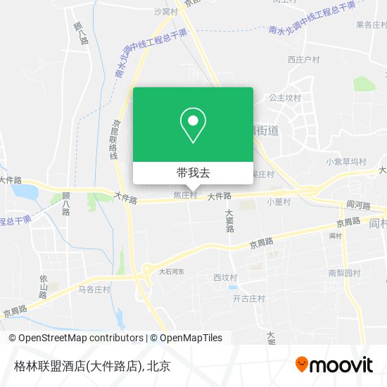 格林联盟酒店(大件路店)地图