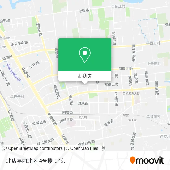 北店嘉园北区-4号楼地图