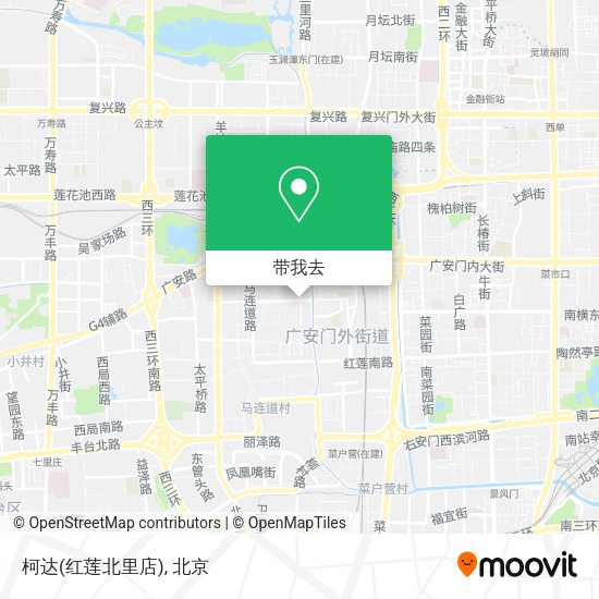 柯达(红莲北里店)地图