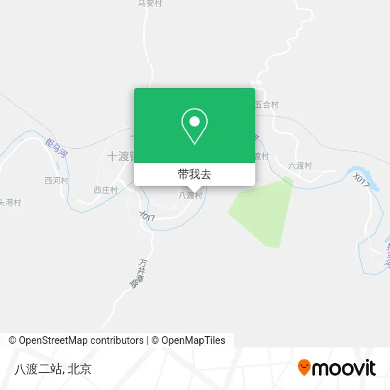 八渡二站地图