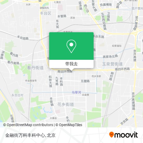 金融街万科丰科中心地图