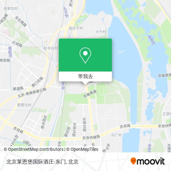 北京莱恩堡国际酒庄-东门地图