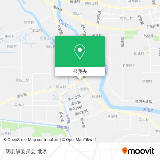漷县镇委员会地图