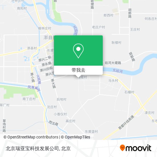 北京瑞亚宝科技发展公司地图