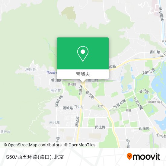 S50/西五环路(路口)地图