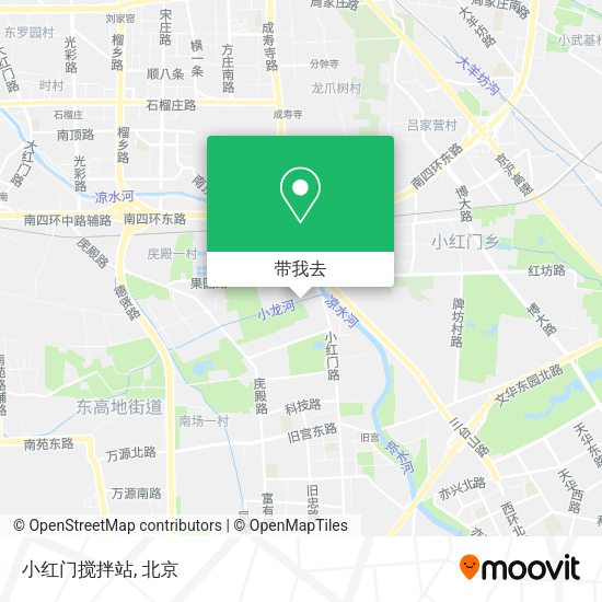 小红门搅拌站地图