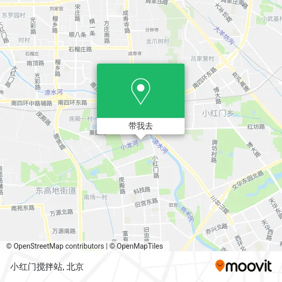 小红门搅拌站地图