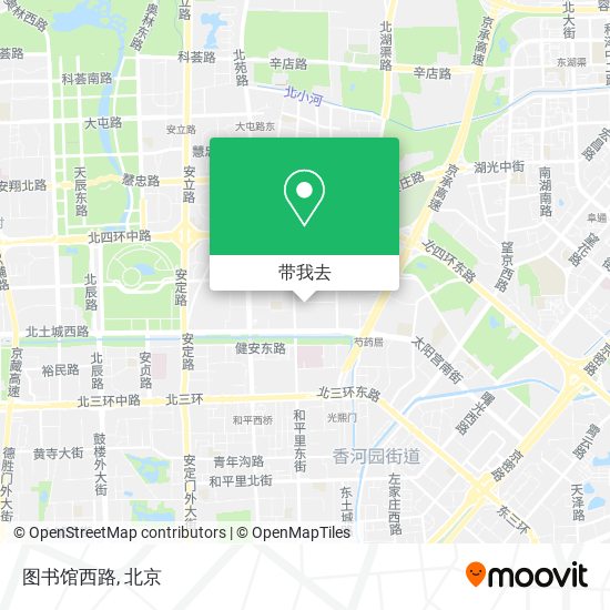 图书馆西路地图