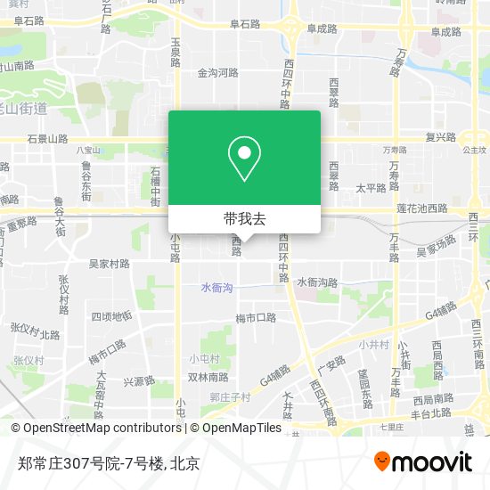 郑常庄307号院-7号楼地图