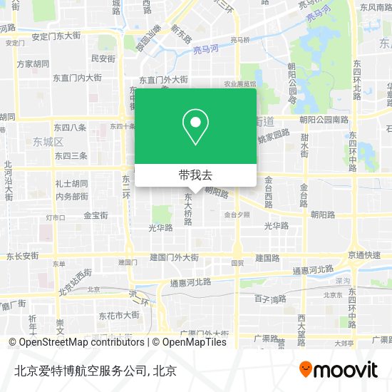 北京爱特博航空服务公司地图