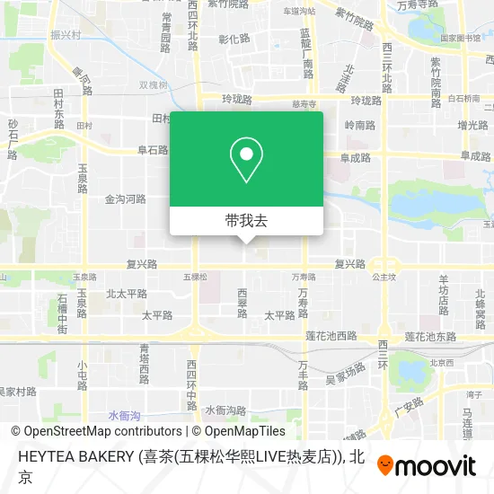 HEYTEA BAKERY (喜茶(五棵松华熙LIVE热麦店))地图