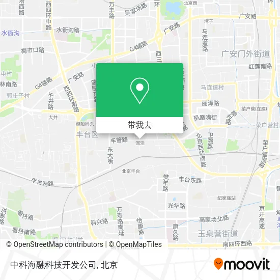 中科海融科技开发公司地图