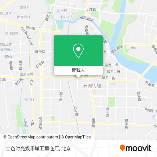金色时光娱乐城五里仓店地图