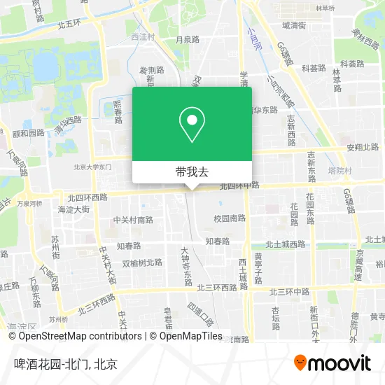 啤酒花园-北门地图