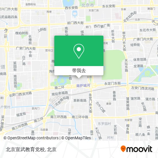 北京宣武教育党校地图