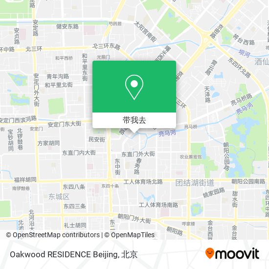 Oakwood RESIDENCE Beijing地图
