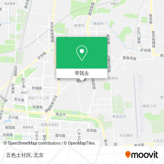 五色土社区地图