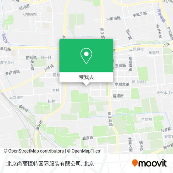 北京尚丽恒特国际服装有限公司地图
