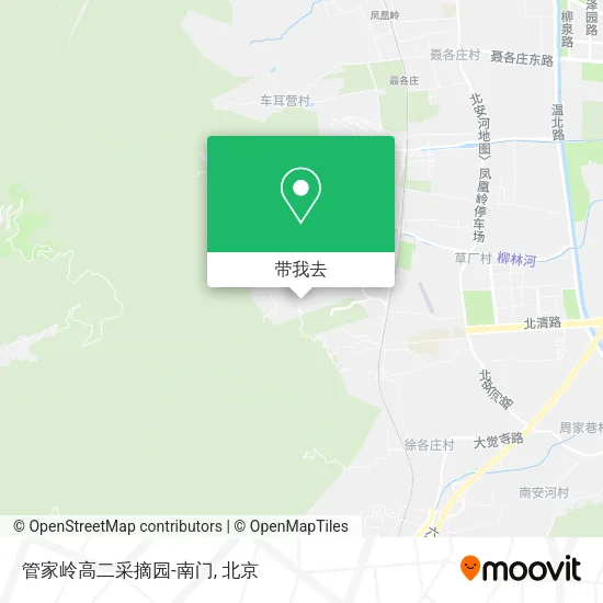 管家岭高二采摘园-南门地图