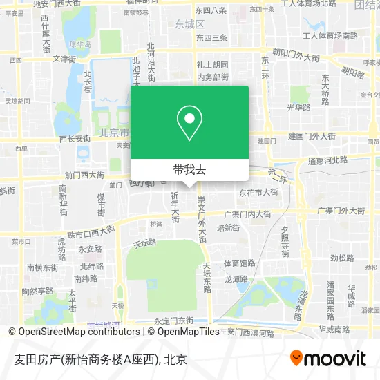 麦田房产(新怡商务楼A座西)地图