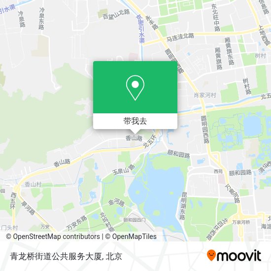 青龙桥街道公共服务大厦地图