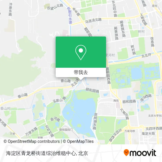 海淀区青龙桥街道综治维稳中心地图