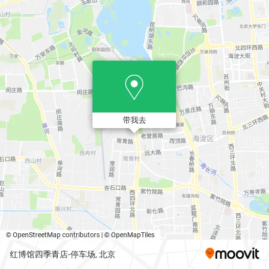 红博馆四季青店-停车场地图