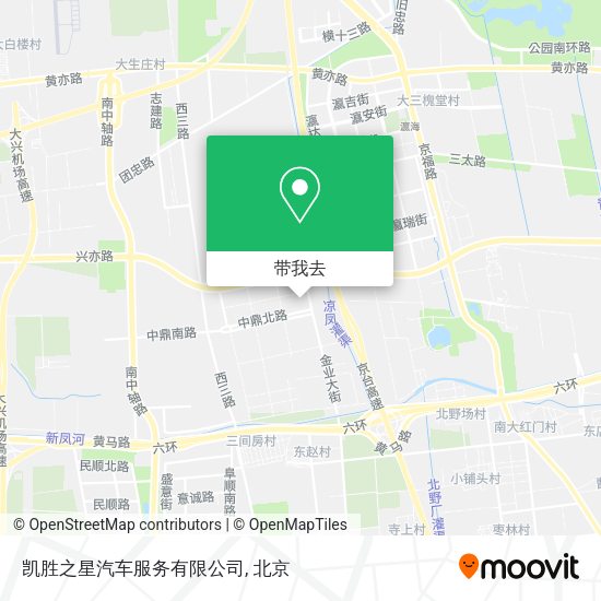 凯胜之星汽车服务有限公司地图