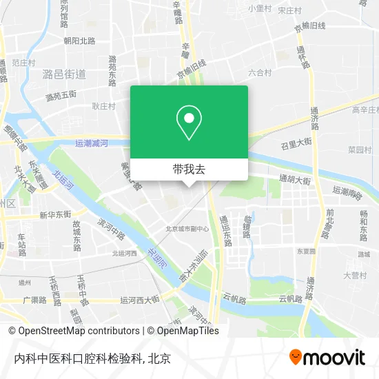 内科中医科口腔科检验科地图
