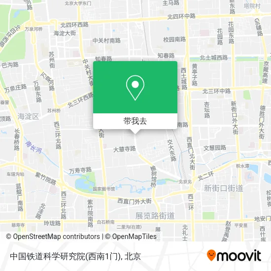 中国铁道科学研究院(西南1门)地图