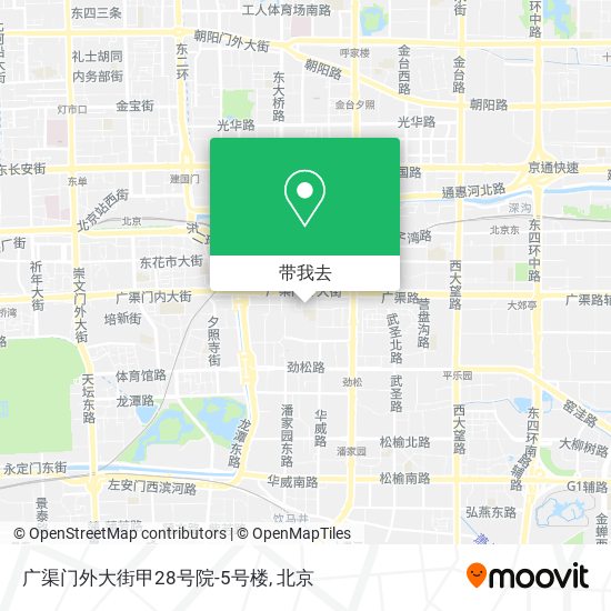 广渠门外大街甲28号院-5号楼地图