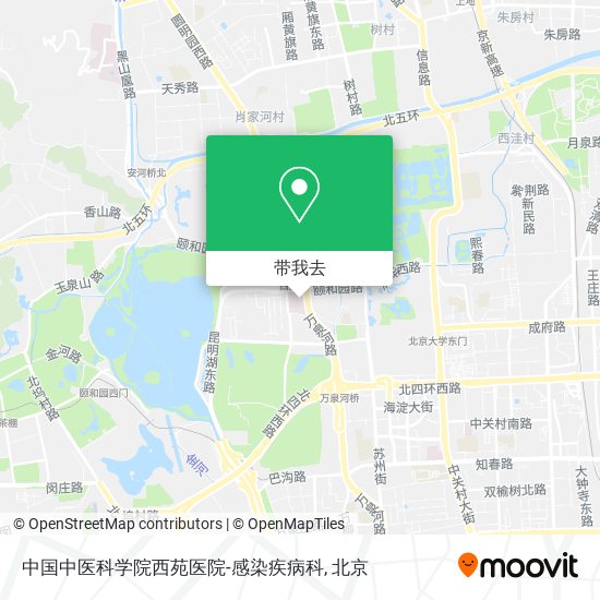 中国中医科学院西苑医院-感染疾病科地图