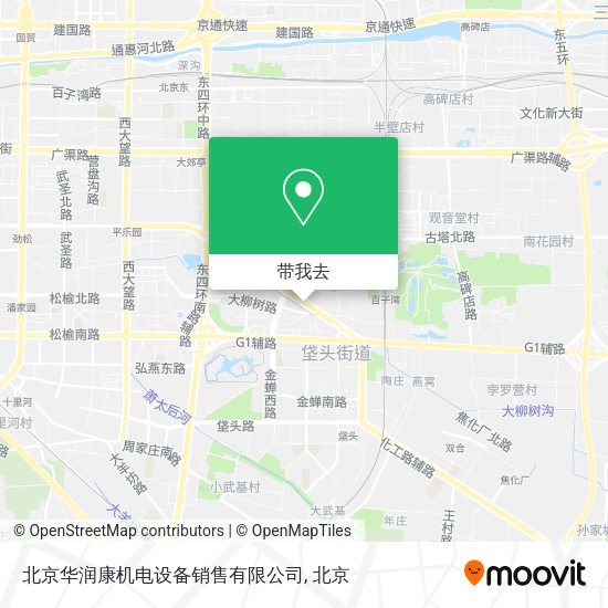 北京华润康机电设备销售有限公司地图