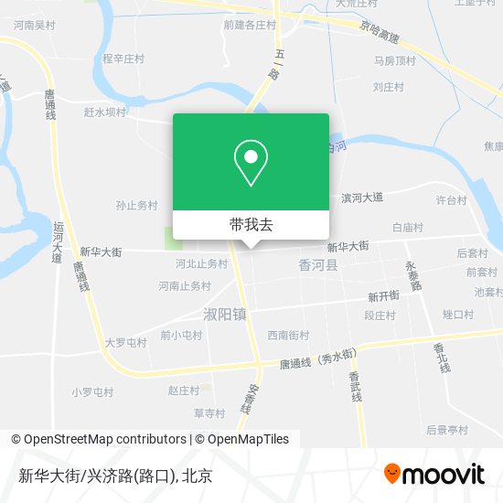 新华大街/兴济路(路口)地图