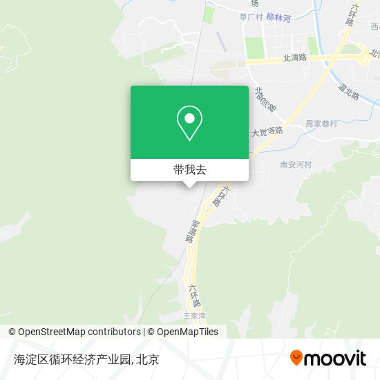 海淀区循环经济产业园地图