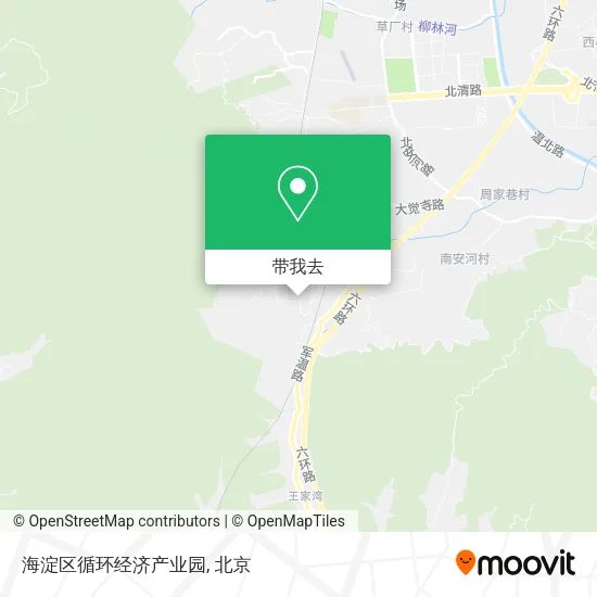 海淀区循环经济产业园地图