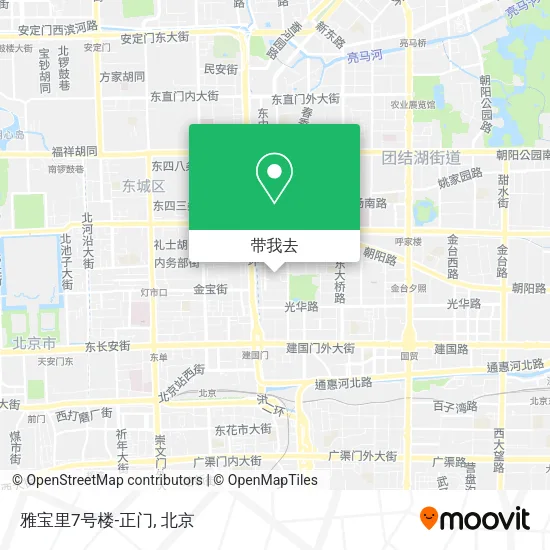 雅宝里7号楼-正门地图
