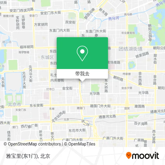 雅宝里(东1门)地图