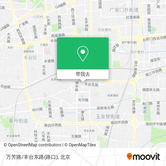 万芳路/丰台东路(路口)地图