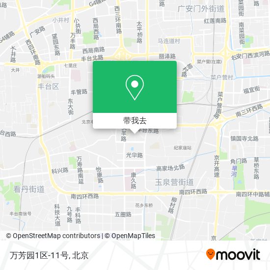 万芳园1区-11号地图