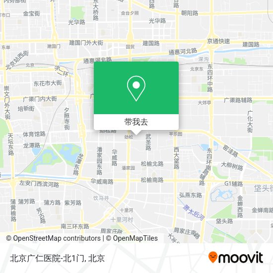 北京广仁医院-北1门地图