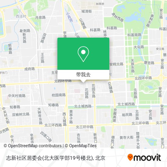 志新社区居委会(北大医学部19号楼北)地图