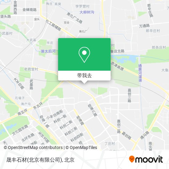 晟丰石材(北京有限公司)地图