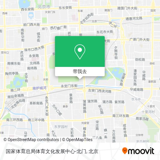 国家体育总局体育文化发展中心-北门地图